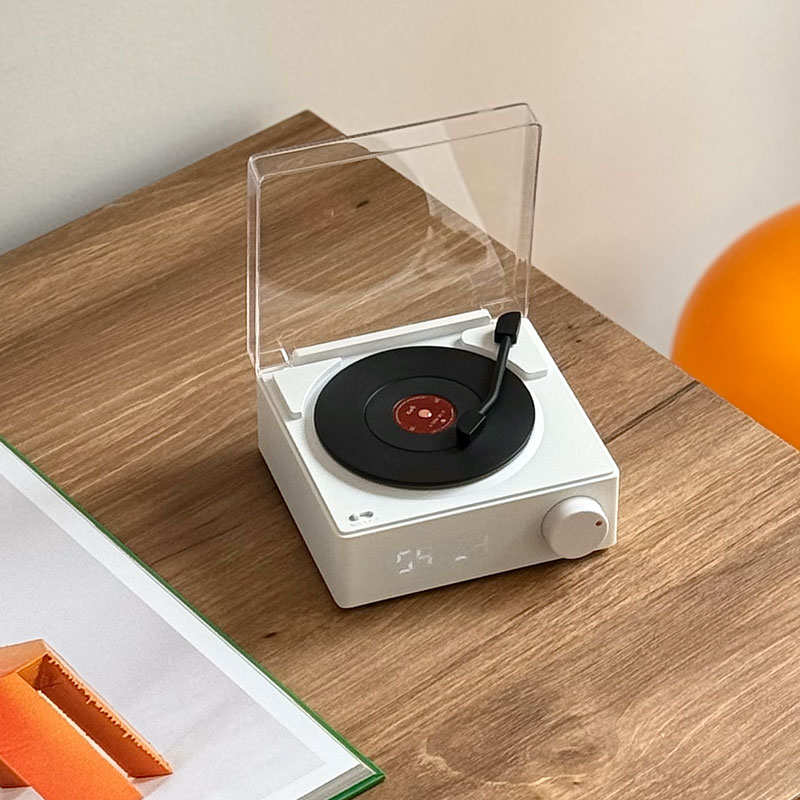 レコードプレーヤーデザイン Bluetooth スピーカー【ART OF BLACK】