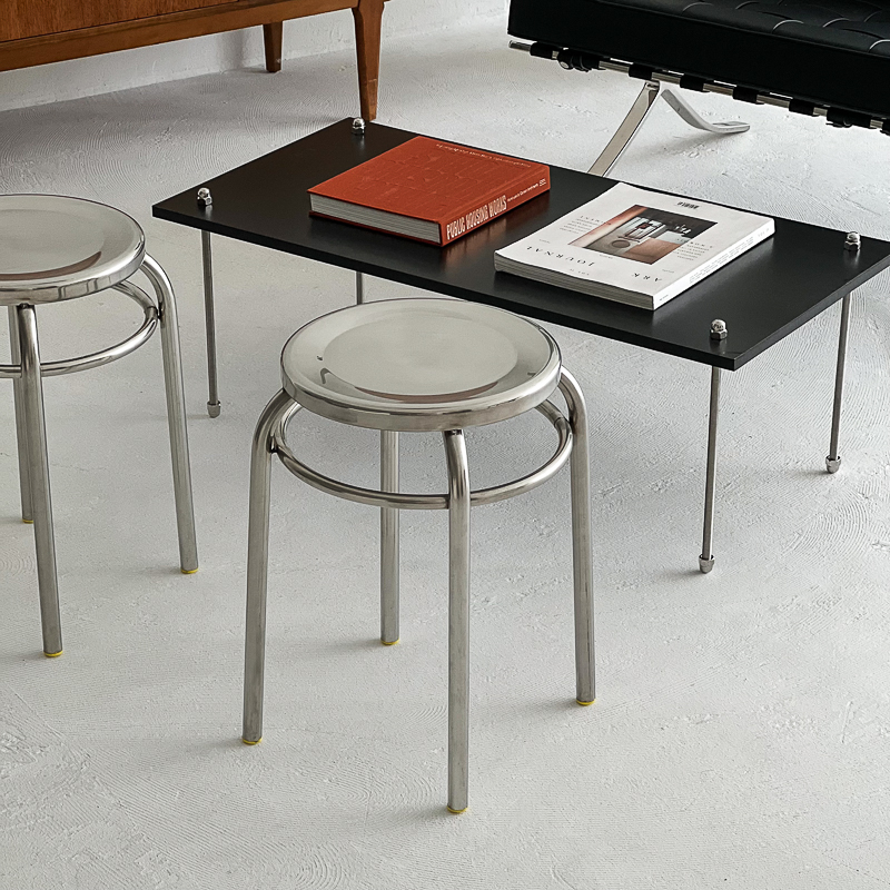 楽天市場】ラタン調 スタッキング スツール ラウンド【ART OF BLACK