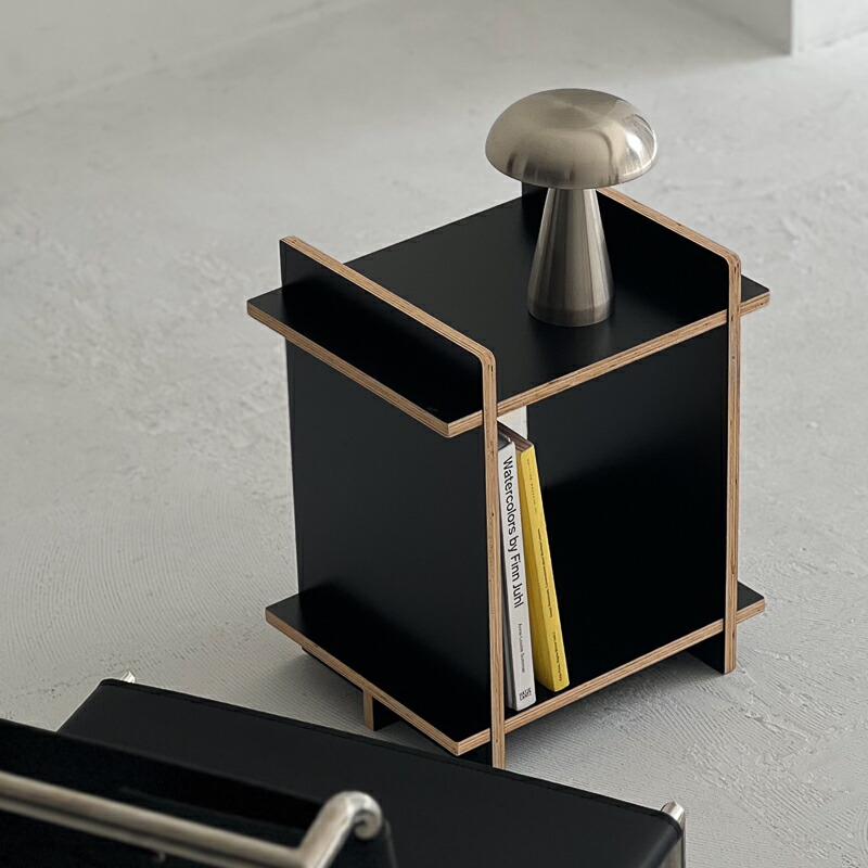 美品！pocket-shelfシェルフ サイドテーブル　ART OF BLACK 楽天市場】pocket-shelf スクエア型 シェルフ サイドテーブル 置き型