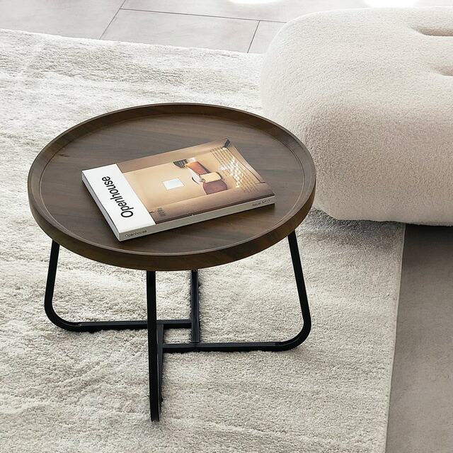 ラウンド ローテーブル 【ART OF BLACK】