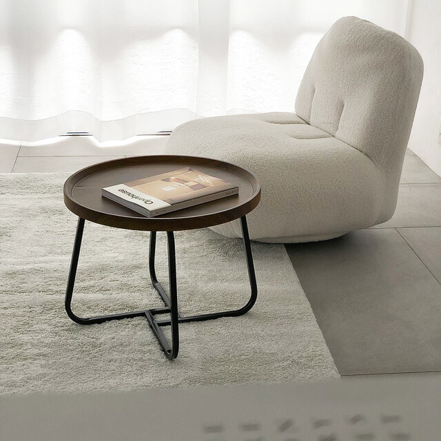 ラウンド ローテーブル 【ART OF BLACK】