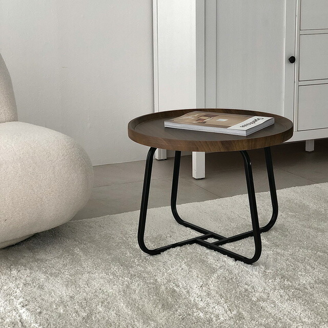 ラウンド ローテーブル 【ART OF BLACK】