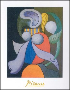 楽天市場】【受注生産品】 ピカソ【青い帽子の女】［ac-1903］世界の