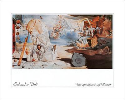 ダリのガラの裸婦の模写、額入り、パステル画 ダリのガラの裸婦の模写