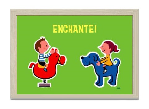 楽天市場】【市原淳 額装品】なかよしチェア（ポスター&フレームセット