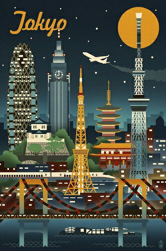 Lantern Press アートポスター Tokyo 東京 508 762mm おしゃれインテリアに 余白カット済みポスター Fmcholollan Org Mx