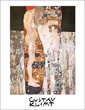楽天市場】【アートポスター】母と子(24cm×30cm) -クリムト