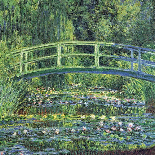 世界の名画　工芸印刷　クロード・モネ『風景』アートポスター　ジークレー 世界の名画 工芸印刷 クロード・モネ『風景』アートポスター