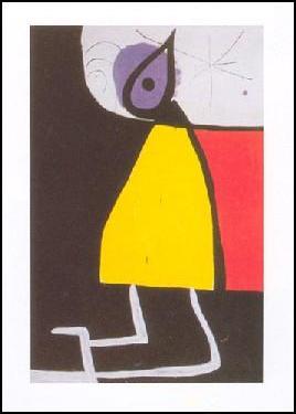 楽天市場】絵画 インテリア ミロ・夜の女達と鳥（絵画・複製画