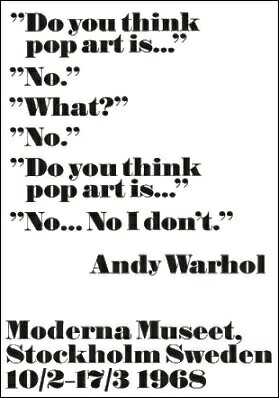 【デッドストック】USA製 アンディーウォーホル ナット・フィンケルスタイン 楽天市場】【アンディ・ウォーホル ストックホルム近代美術館個展