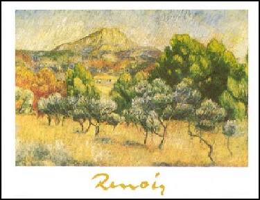 楽天市場】【アートポスター】サント=ヴィクトワール山 (24cm×30cm