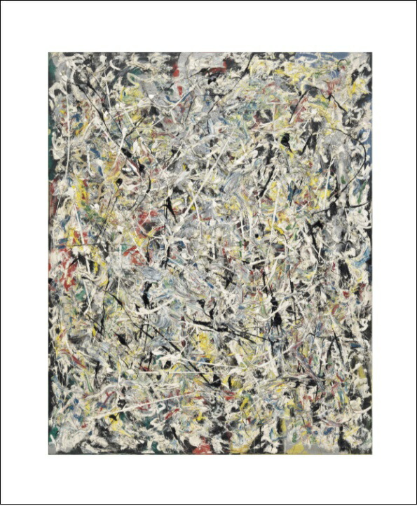 楽天市場】【ジャクソン・ポロック 絵画 アートポスター】BLUE