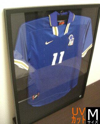 【Ｍサイズ・木製】後ろ開き式ユニフォームケース（69cm×93cm）プロ野球12球団・サッカーJ1・J2クラブチームカラー対応【ＵＶ80％カットアクリル仕様】 ハンガー付き コレクションケース 日本製 国産 ユニフォーム 額縁 展示 日本代表 野球 サッカー スポーツ ユニホーム 額
