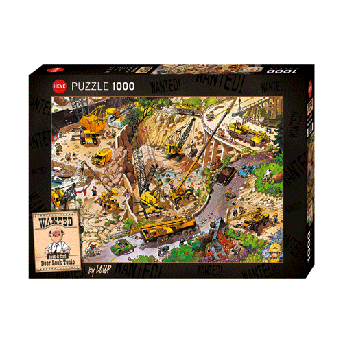 HEYE Puzzle・ヘイパズル 30050 Loup : Wanted! Door Lock Tonio 1000ピース