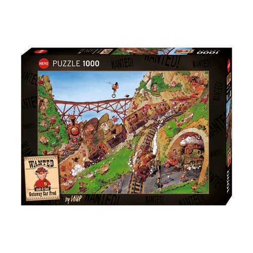 HEYE Puzzle・ヘイパズル 30052 Loup : Wanted! Getaway Car Fred 1000ピース