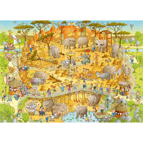 HEYE Puzzle・ヘイパズル  29639 Marino Degano : African Habitat  1000ピース