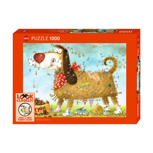 HEYE Puzzle・ヘイパズル 30066 Marino Degano : Look Closely! At The Dog 1000ピース