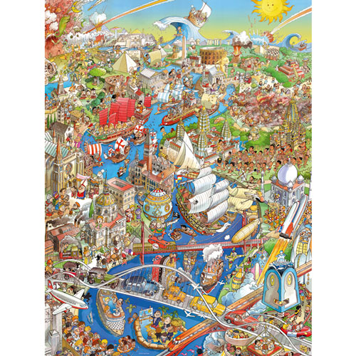【楽天市場】HEYE Puzzle・ヘイパズル 29890 Hugo Prades : History River 1500ピース:ART ...
