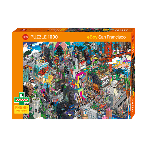 HEYE Puzzle・ヘイパズル 30055 eBoy : San Francisco Quest 1000ピース