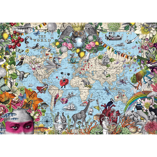 【楽天市場】HEYE Puzzle・ヘイパズル 29913 PABUKU : Quirky World 2000ピース 68.2×98 cm ...