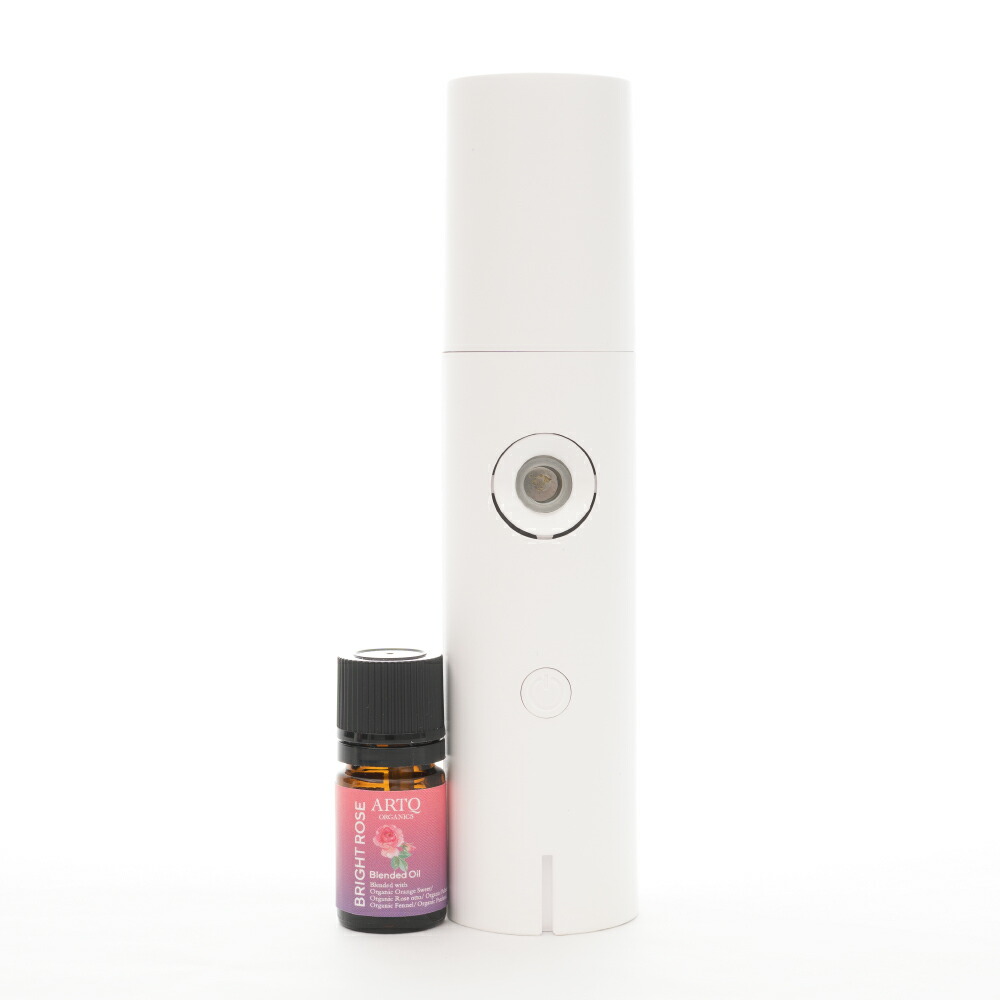 [1日は全品P10倍]ARTQ ORGANICS ブライトローズディフューザーセット【5ml】 アロマティーク オーガニクス オーガニック アロマ アロマオイル 精油 エッセンシャルオイル ローズ 女性 PMS 華やか アロマセラピー 母の日 ギフト Mother’s Day プレゼント 実用的