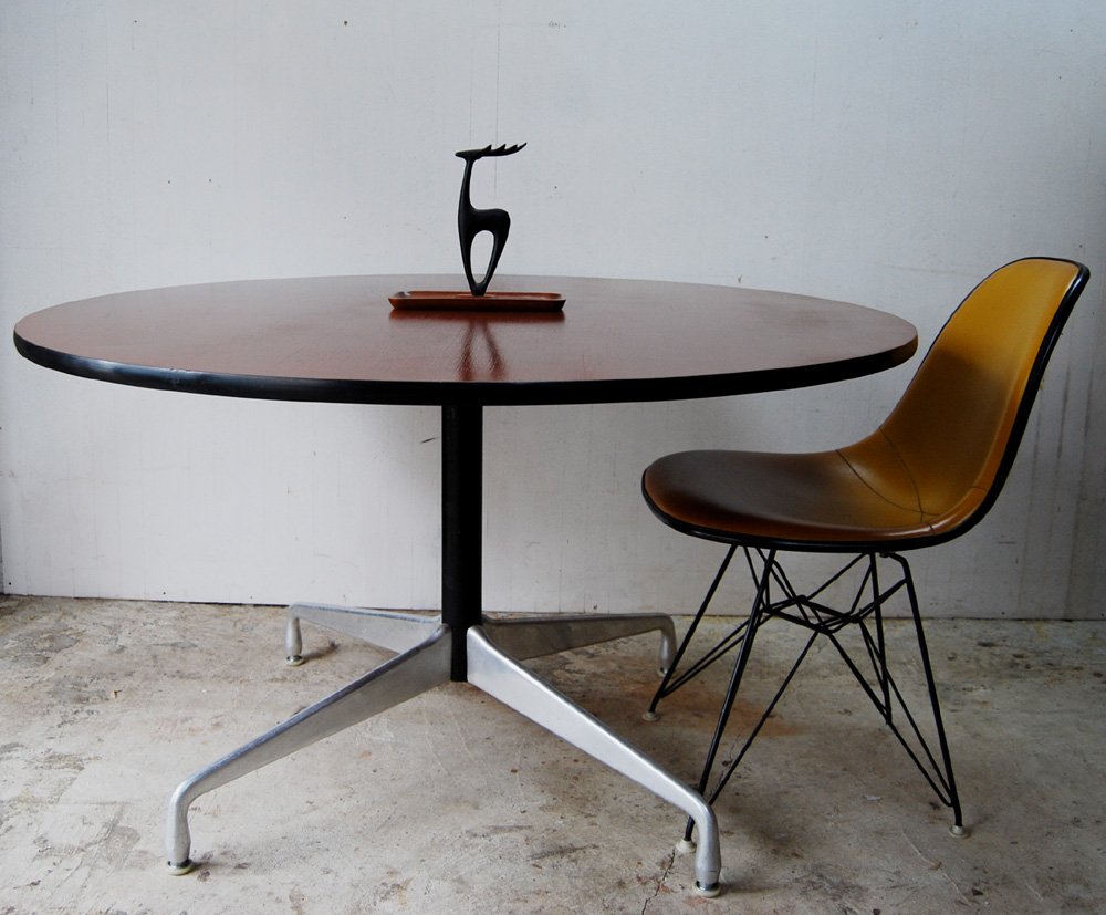 Artract Rakuten Global Market Charles Amp Ray Eames Charles Ray Eames Segmentedbase Table Teak Herman Miller Mirror