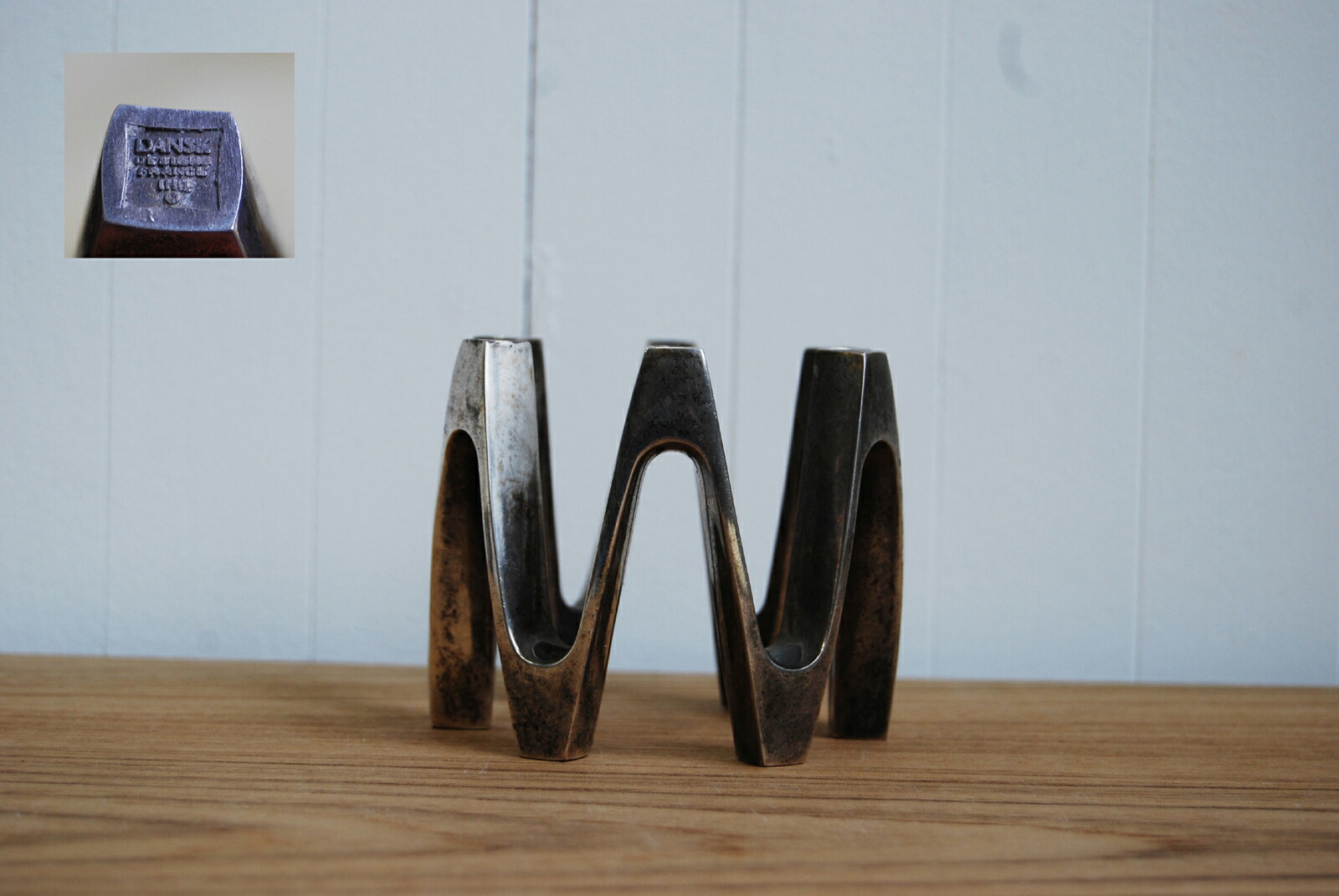 Dansk Jens H.Quistgaard Crown Candle Holder  ダンスク イェンス クイストゴー ジャケット冠 蝋燭保持者 皿・プレート-食器