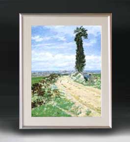アルマン・ギヨマン パリ郊外 アートフレーム サイズM 絵画 販売 風景画 511×418mm 送料無料