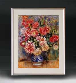ルノワール ブーケ アートフレーム サイズM 絵画 販売 静物画 511×418mm 送料無料 (ルノワール)