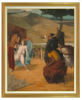 楽天市場】【油絵 直筆仕上げ】エドガー・ドガ ベレッリ家の肖像 F50