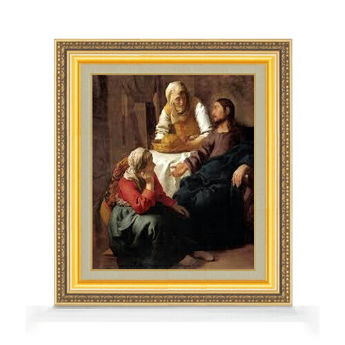 楽天市場】「マリアとマルタの家のキリスト」（フェルメール版画