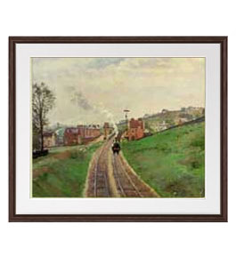 楽天市場】有名 画家 ピサロ 村の入口 カミーユ・ピサロ j1-082 F8