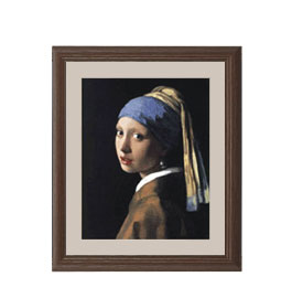 楽天市場】アート額絵 フェルメール 真珠の耳飾りの少女 受注生産 高