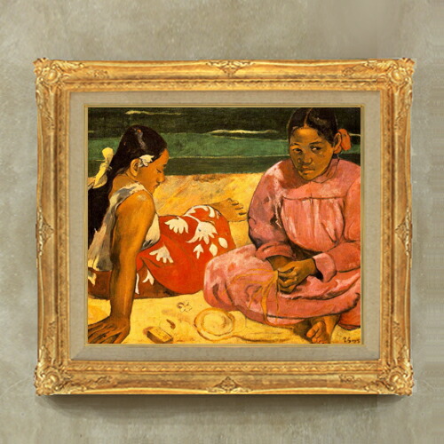 楽天市場】ゴーギャン 複製名画 ゴーギャン「タヒチの女」 美術品