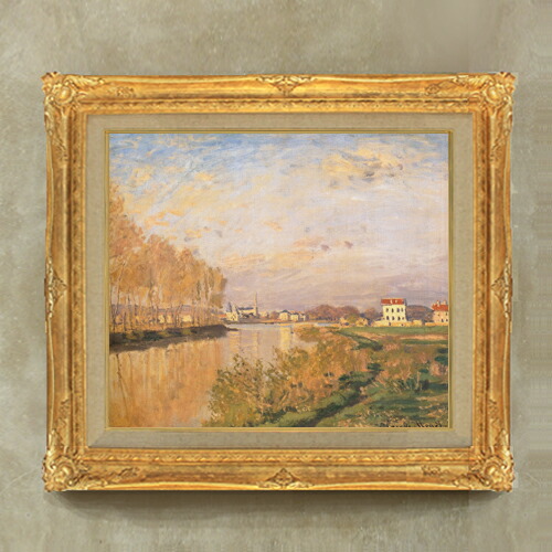 楽天市場】【油絵 直筆仕上げ】クロード・モネ アルジャントゥイユの