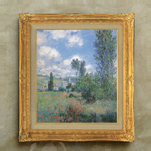 楽天市場】【油絵 直筆仕上げ】クロード・モネ ひなげしの小道