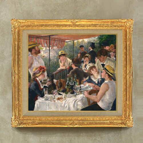 楽天市場】有名 画家 ルノワール 「 舟遊びをする人々の昼食 」 J1-039