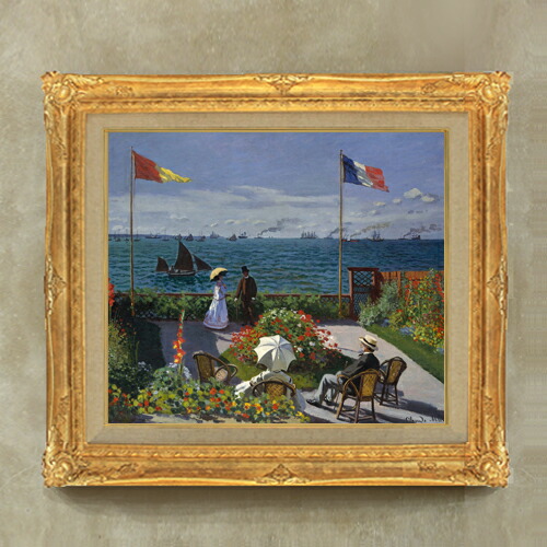 楽天市場】【油絵 直筆仕上げ】クロード・モネ サンタドレスの