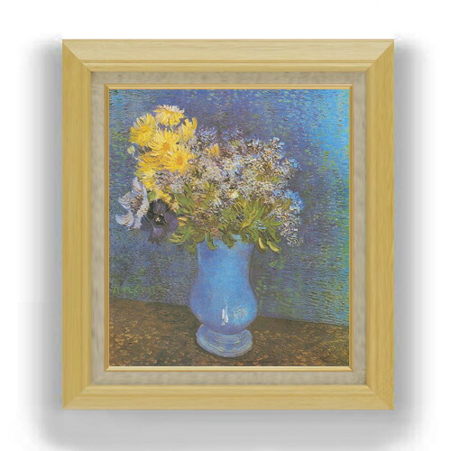 楽天市場】絵画 F6号 ゴッホ 「ヒナギクとアネモネのある花瓶」 複製画