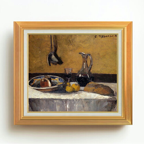 【油絵 直筆仕上げ】ピサロ Still Life F10 【アップグレード額】 絵画 販売 10号 油彩 静物画 677×603mm 複製画 送料無料 プレゼント ギフト 開店祝い 開業祝い 退職祝い 新築祝い リビング 玄関 モダン アートフレーム 壁掛け