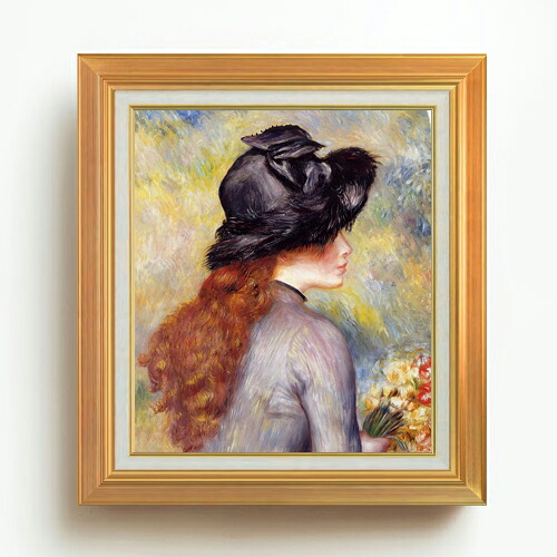 【油絵 直筆仕上げ】ルノワール チューリップの花束を持つ少女 F10 【アップグレード額】 絵画 販売 10号 油彩 人物画 677×603mm 複製画 送料無料 プレゼント ギフト 開店祝い 開業祝い 退職祝い 新築祝い リビング 玄関 モダン アートフレーム 壁掛け 33,670円