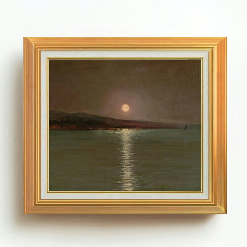 【油絵 直筆仕上げ】ゾナロ Full Moon F10 【アップグレード額】 絵画 販売 10号 油彩 風景画 677×603mm 複製画 送料無料 プレゼント ギフト 開店祝い 開業祝い 退職祝い 新築祝い リビング 玄関 モダン アートフレーム 壁掛け
