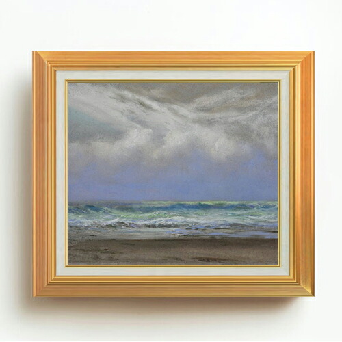 【油絵 直筆仕上げ】トライオン A Shift of Wind from East to Northwest F10 【アップグレード額】 絵画 販売 10号 油彩 風景画 677×603mm 複製画 送料無料 プレゼント ギフト 開店祝い 開業祝い 退職祝い 新築祝い リビング 玄関 モダン アートフレーム 壁掛け