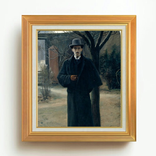【油絵 直筆仕上げ】ルシニョール Portrait of Miquel Utrillo F10 【アップグレード額】 絵画 販売 10号 油彩 人物画 677×603mm 複製画 送料無料 プレゼント ギフト 開店祝い 開業祝い 退職祝い 新築祝い リビング 玄関 モダン アートフレーム 壁掛け 33,670円