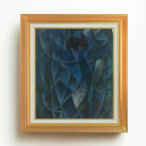 【油絵 直筆仕上げ】セヴェリーニ 海\u003dダンサーの習作 F10 【アップグレード額】 絵画 販売 10号 油彩 抽象画 677×603mm 複製画 送料無料 プレゼント ギフト 開店祝い 開業祝い 退職祝い 新築祝い リビング 玄関 モダン アートフレーム 壁掛け