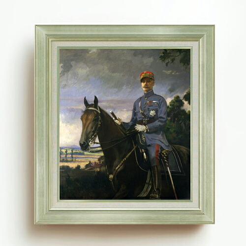 【油絵 直筆仕上げ】ターベル Marshal Ferdinand Foch F10 【アップグレード額】 絵画 販売 10号 油彩 風景画 677&times;603mm 複製画 送料無料 プレゼント ギフト 開店祝い 開業祝い 退職祝い 新築祝い リビング 玄関 モダン アートフレーム 壁掛け｜絵画販売アートレスト