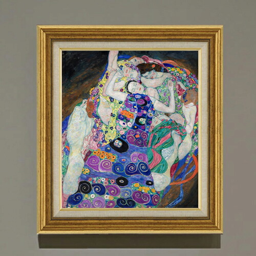 【油絵 直筆仕上げ】クリムト The Virgin F10 【アップグレード額】 絵画 販売 10号 油彩 抽象画 681×607mm 複製画 送料無料 プレゼント ギフト 開店祝い 開業祝い 退職祝い 新築祝い リビング 玄関 モダン アートフレーム 壁掛け 33,670円
