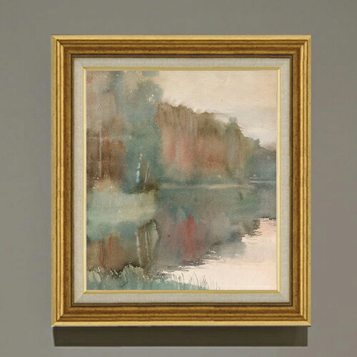 【油絵 直筆仕上げ】エーデルフェルト 秋のハイコの海岸、風景-秋 F10 【アップグレード額】 絵画 販売 10号 油彩 抽象画 681×607mm 複製画 送料無料 プレゼント ギフト 開店祝い 開業祝い 退職祝い 新築祝い リビング 玄関 モダン アートフレーム 壁掛け