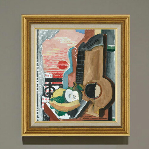 【油絵 直筆仕上げ】マルクーシス Nature Morte Devant La Fentre F10 【アップグレード額】 絵画 販売 10号 油彩 抽象画 681×607mm 複製画 送料無料 プレゼント ギフト 開店祝い 開業祝い 退職祝い 新築祝い リビング 玄関 モダン アートフレーム 壁掛け