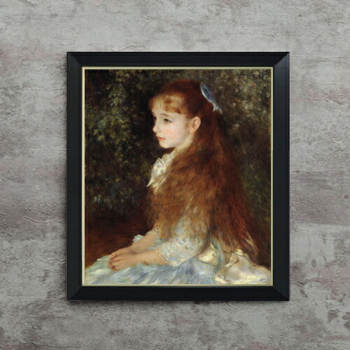 立体複製❤️ルノワール イレーヌ・カーン・ダンヴェール嬢　最も美しい肖像画の一枚 イレーヌ・カーン・ダンヴェール嬢(可愛いイレーヌ) 複製 オーギュスト